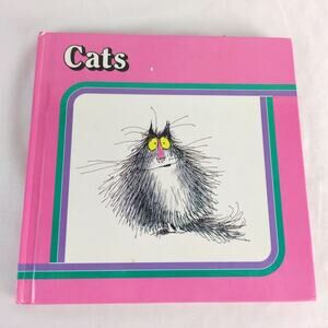 CATS by Herbert I Kavet 1992 Hardcover Book Illust Martin Riskin Ivory Tower Pub